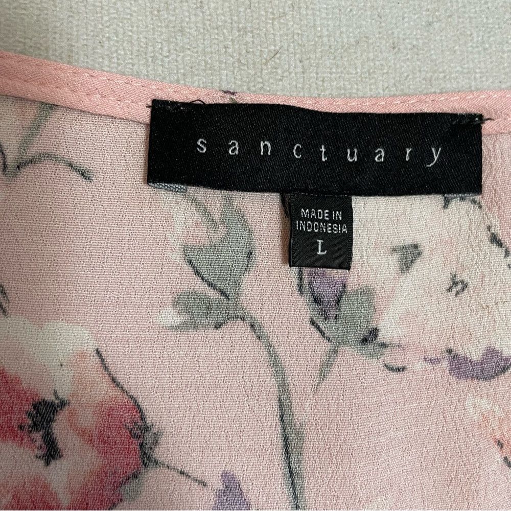 Sanctuary Sanctuary Posey Bell-Sleeve Floral Blouse Size L Size L / US 10 / IT 46 - 6 Thumbnail