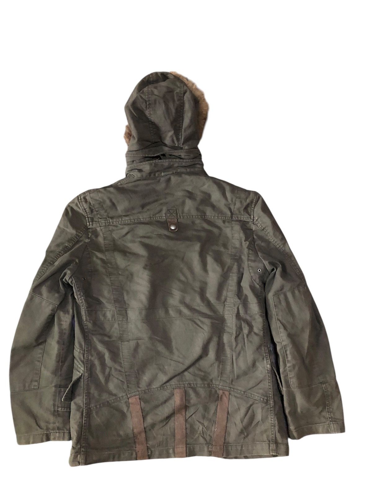 If Six Was Nine × Le Grande Bleu (L.G.B.) × PPFM PPFM raccon fur Hooded Punk Rockabilly Jacket Size US M / EU 48-50 / 2 - 2 Thumbnail