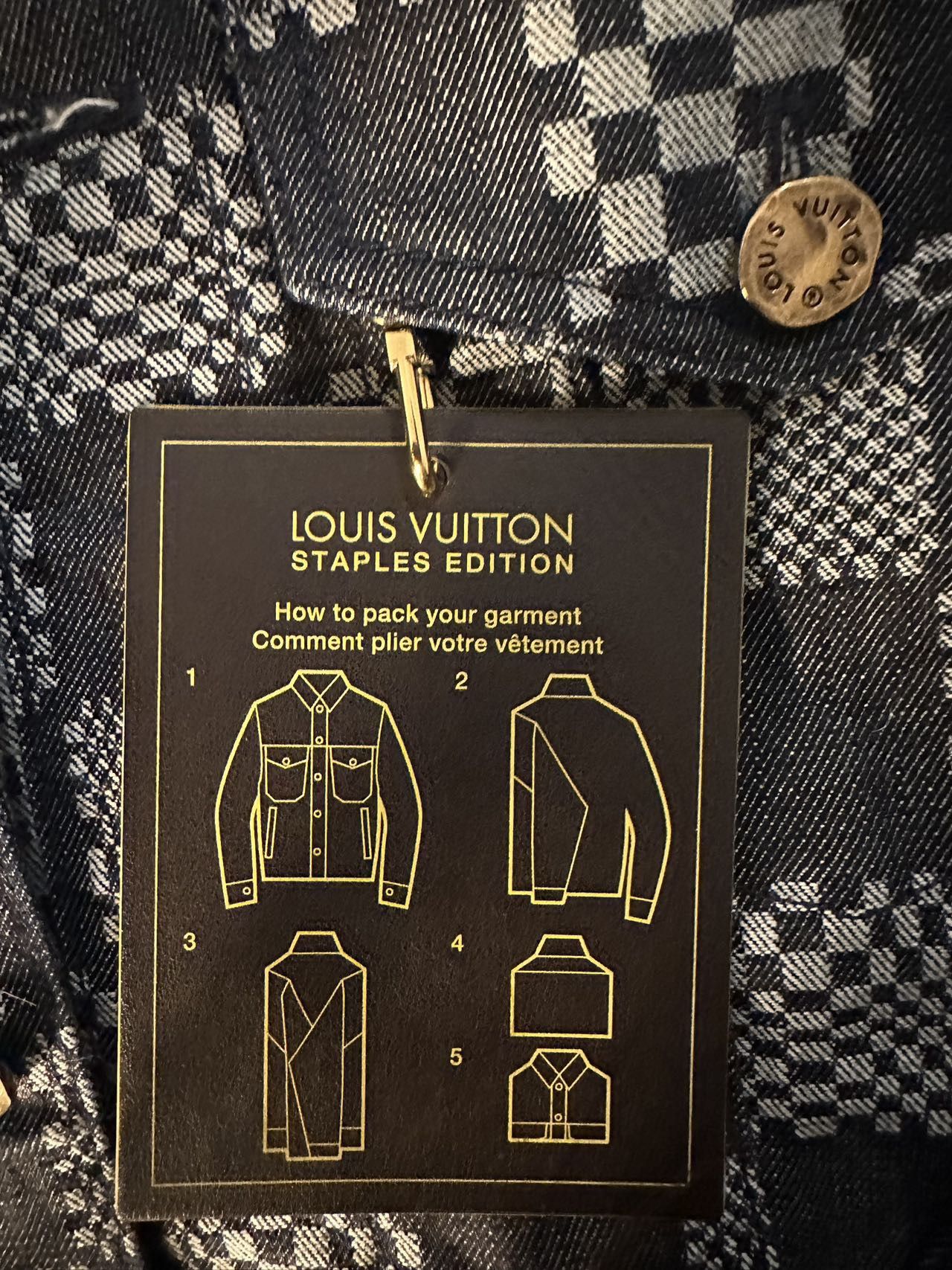 Louis Vuitton Distorted Denim Jacket