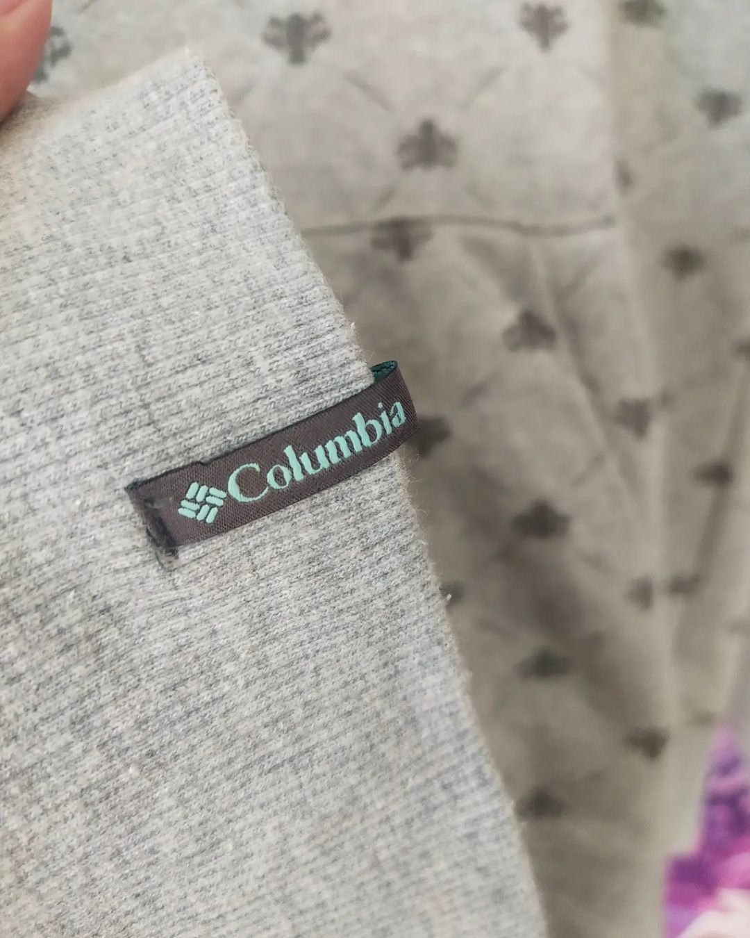 Columbia Columbia Grey Pattern Hoodie Size US M / EU 48-50 / 2 - 3 Thumbnail