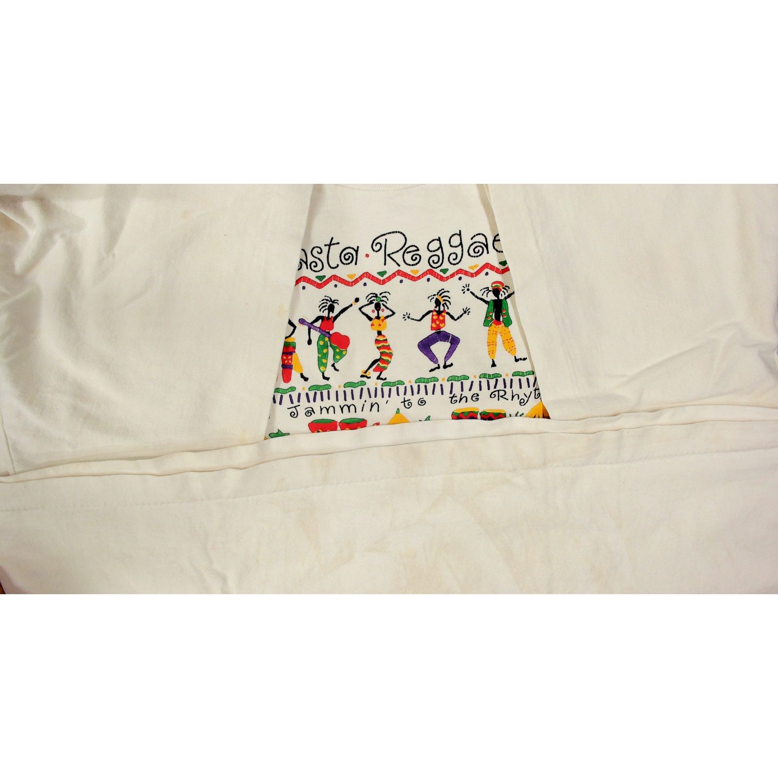 Vintage VTG 1990s Single Stitch Rasta Reggae Key West Graphic Tee Size US XL / EU 56 / 4 - 11 Thumbnail