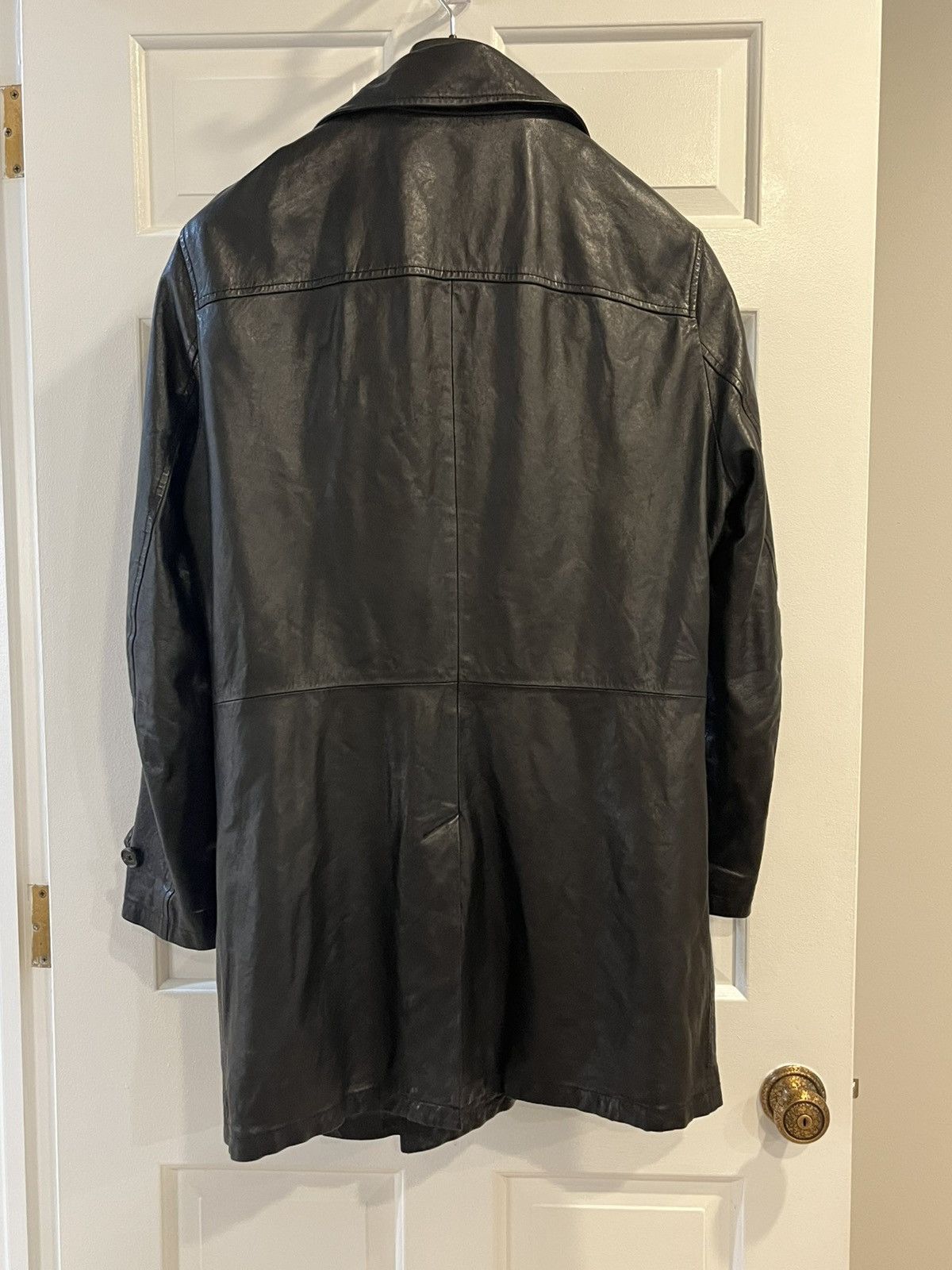 John Varvatos Leather trench coat. 48 Size US M / EU 48-50 / 2 - 7 Thumbnail