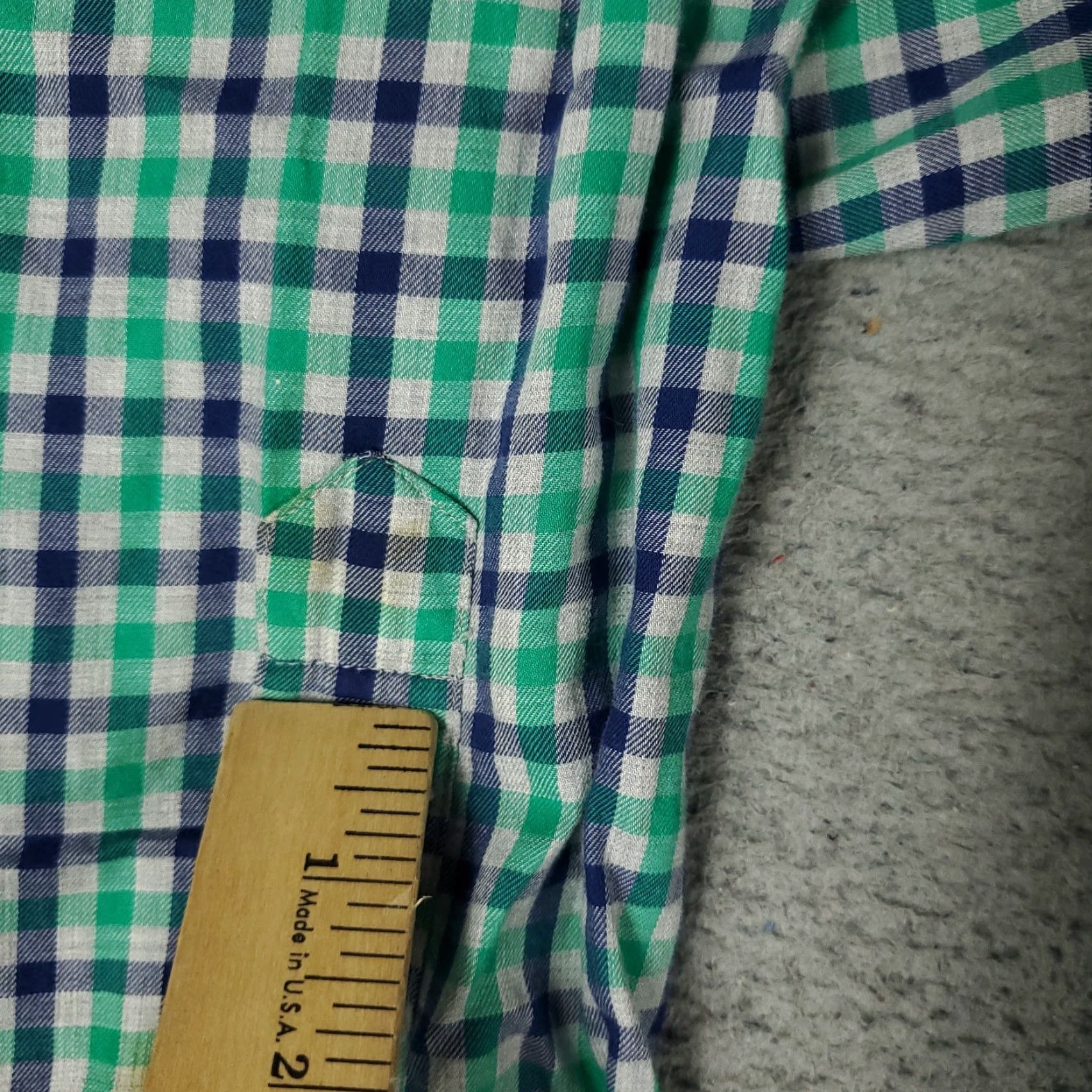Vineyard Vines Vineyard Vines Shirt Mens XL Blue Green Plaid Slim Fit Button Up Long Sleeve Size US XL / EU 56 / 4 - 4 Thumbnail