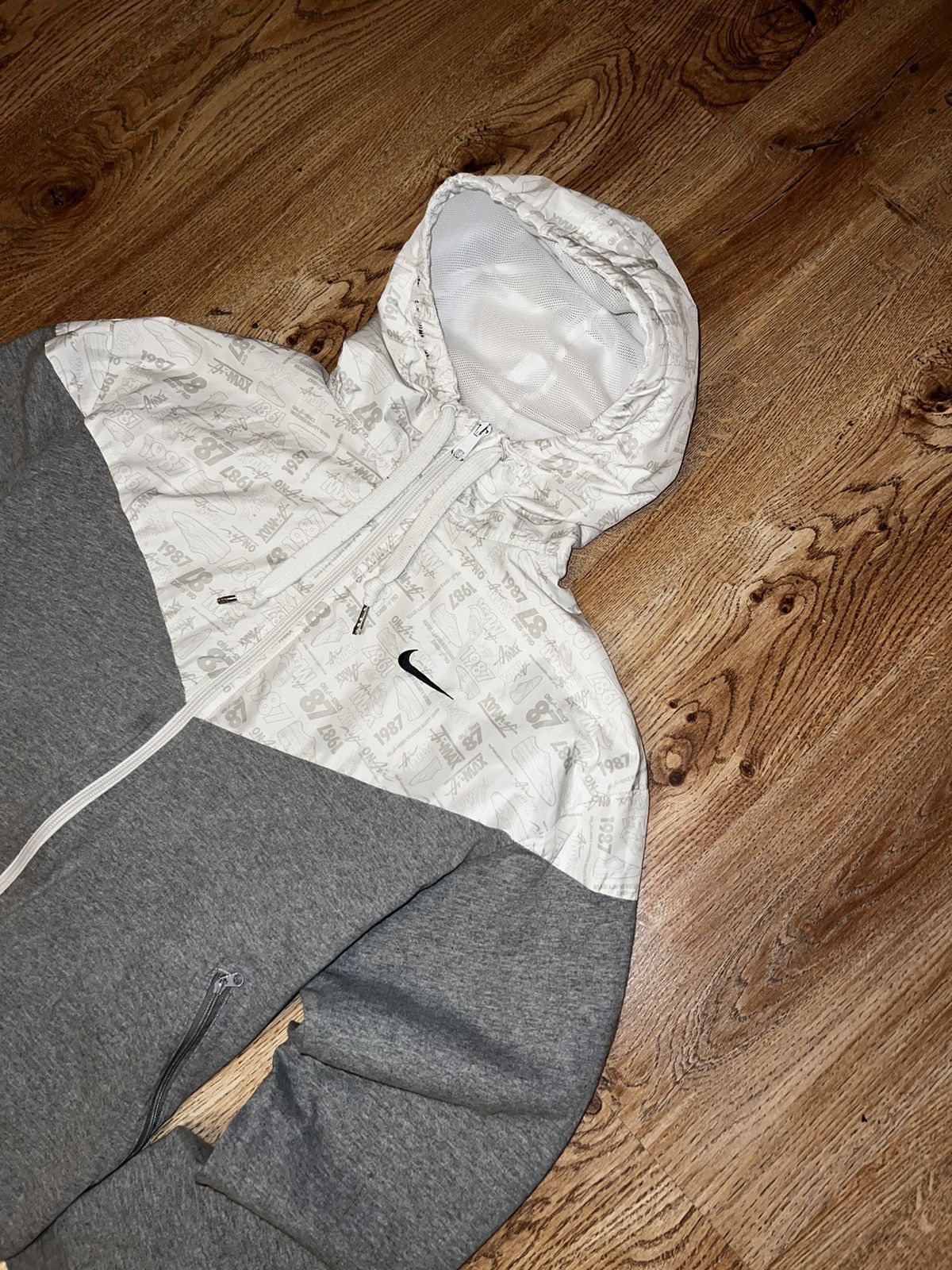 Nike × Vintage Nike 00’s Vintage Y2K TrackJacket Windbreaker Swoosh Logo Size US M / EU 48-50 / 2 - 2 Thumbnail
