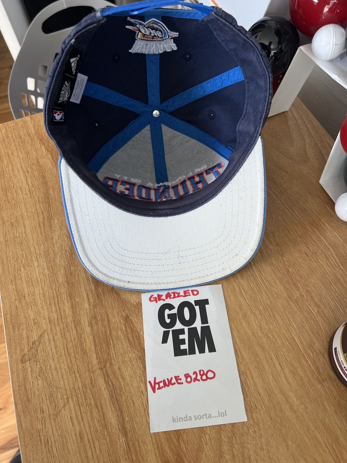 Adidas Vintage X OKC Thunder SnapBack Size ONE SIZE - 3 Thumbnail