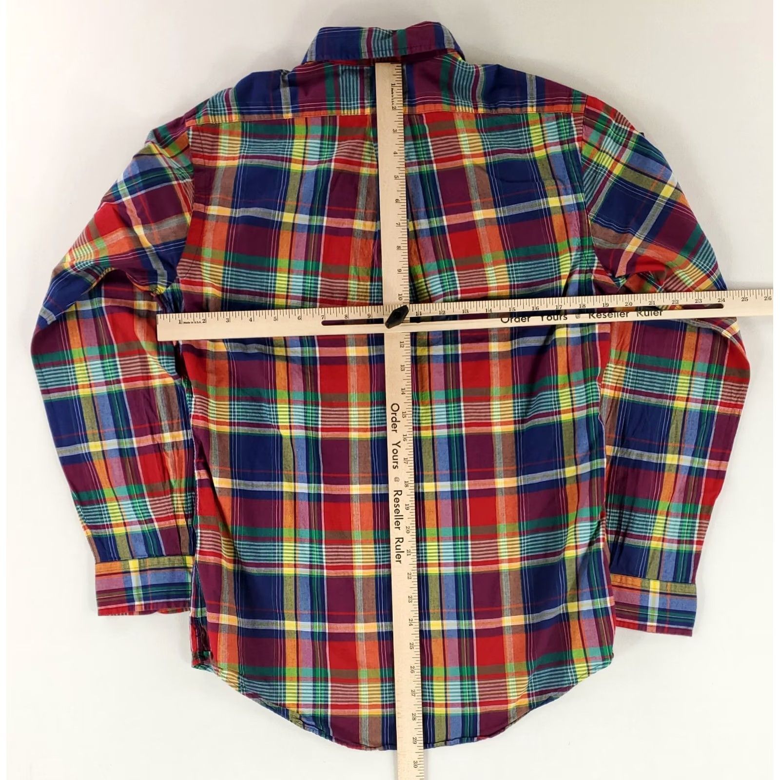 Polo Ralph Lauren Polo Ralph Lauren Shirt Plaid Madras Button-Down Long Sleeve Mens M Multicolor Size US M / EU 48-50 / 2 - 7 Thumbnail