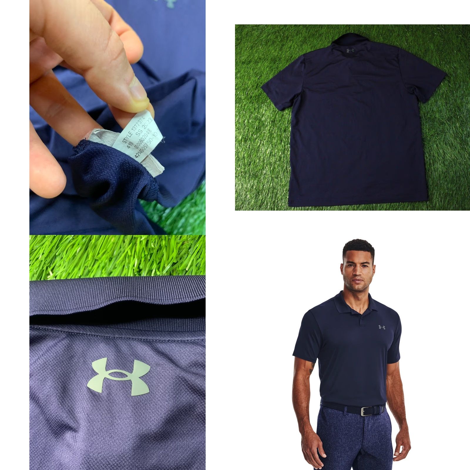 Under Armour Under Armour Performance Polo Shirt Navy Blue 2023 Mens L Short Sleeve Polo Shirt Jersey Polo Shirt Size US L / EU 52-54 / 3 - 8 Thumbnail