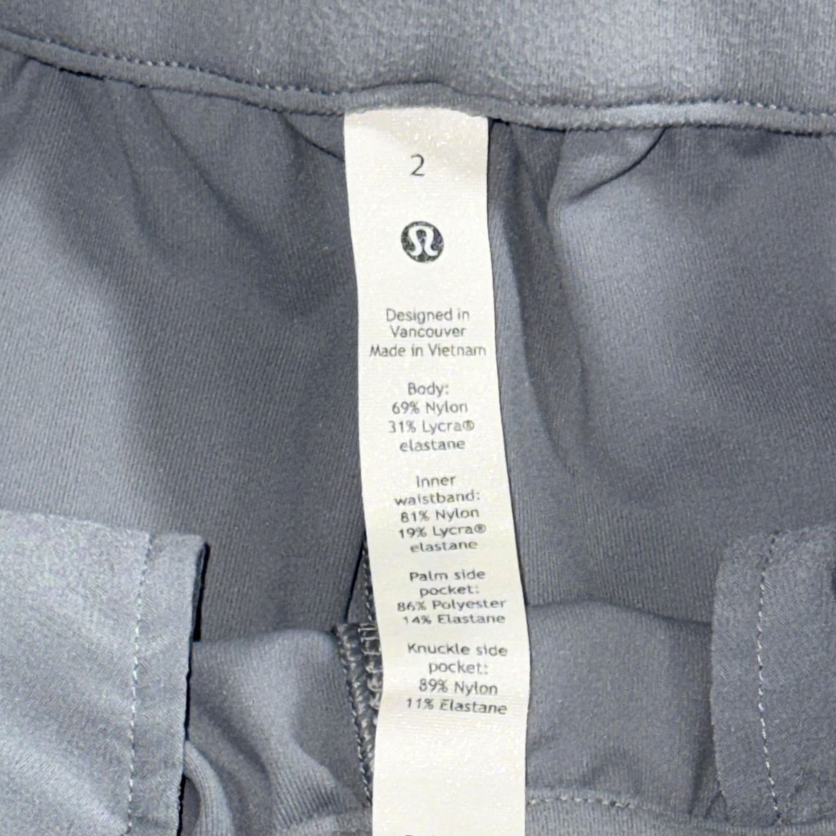Lululemon Lululemon Pants Womens 2 Gray High Rise Drawstring Waist Lightweight Joggers Size 26" / US 2 / IT 38 - 4 Thumbnail