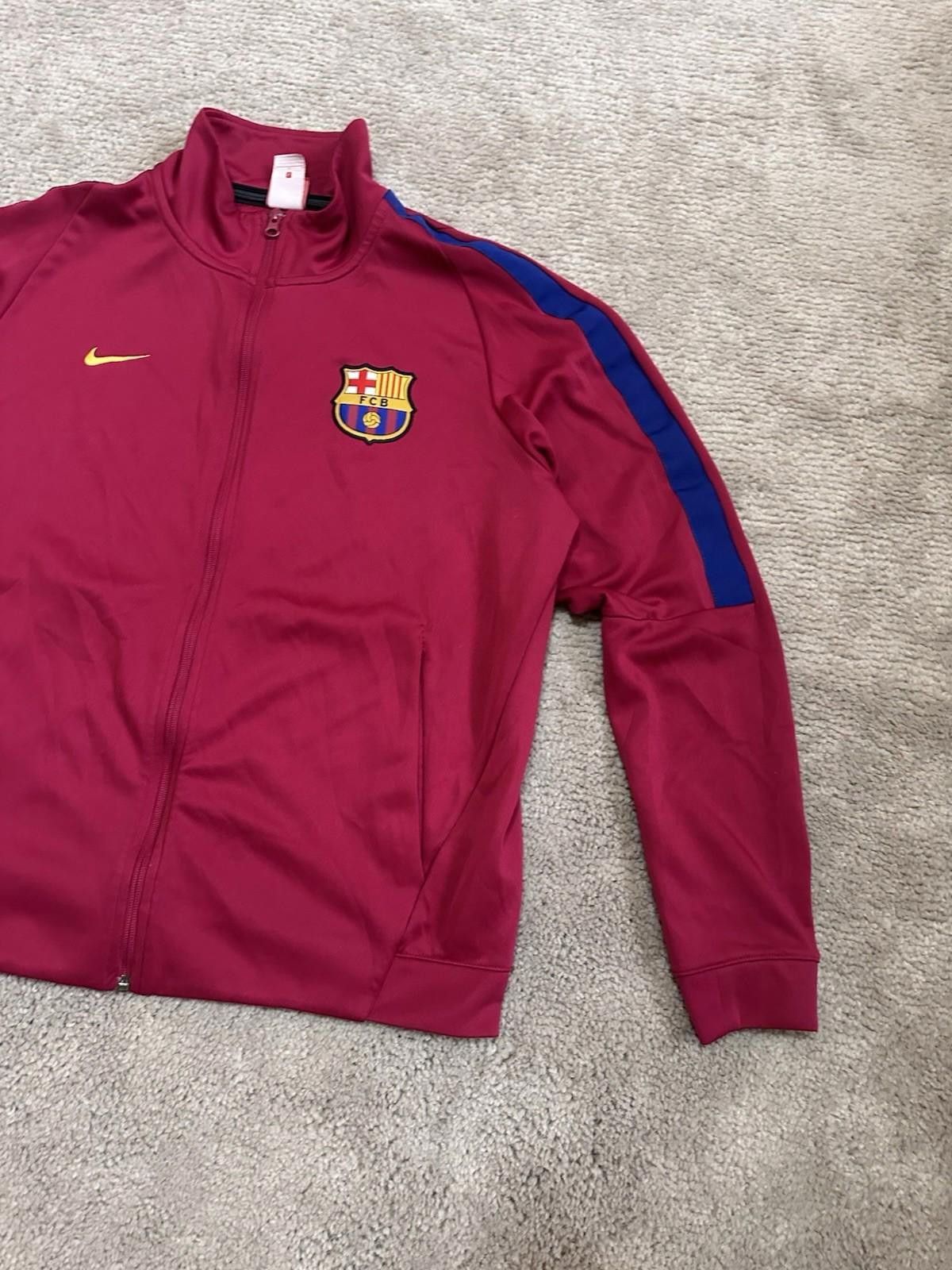 Nike Barcelona 2017/18 Football Soccer Track Jacket Nike Size L Size US L / EU 52-54 / 3 - 4 Thumbnail