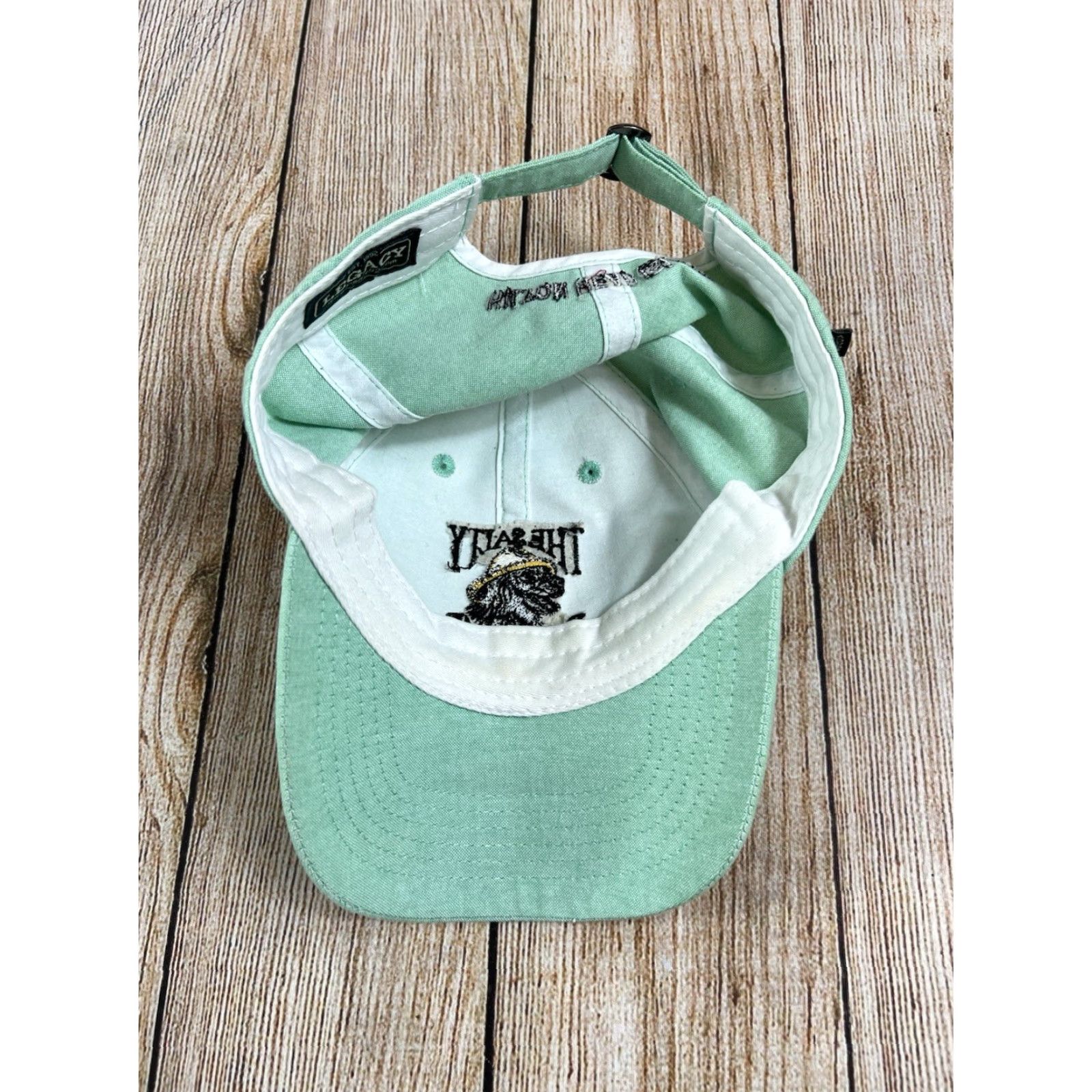Our Legacy VINTAGE Legacy Salty Dog Cafe Hilton Head Island Adjustable Hat Cap Unisex Adults Green Cotton Denim Logo Strap Baseball Cap Size ONE SIZE - 3 Thumbnail