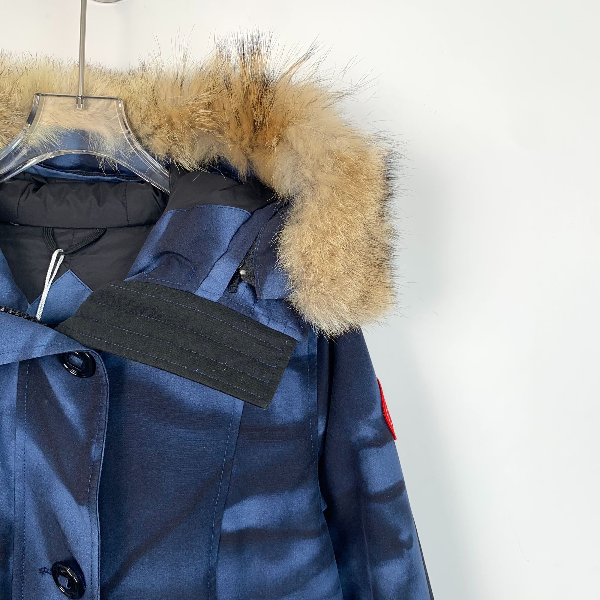 Canada Goose Canada Goose Womens Fur-Trimmed Parka Coat With Hood Size M Size M / US 6-8 / IT 42-44 - 3 Thumbnail