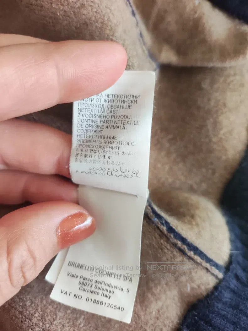 Brunello Cucinelli Brunello Cucinelli Knit cardigan, Navy blue Size US M / EU 48-50 / 2 - 7 Thumbnail