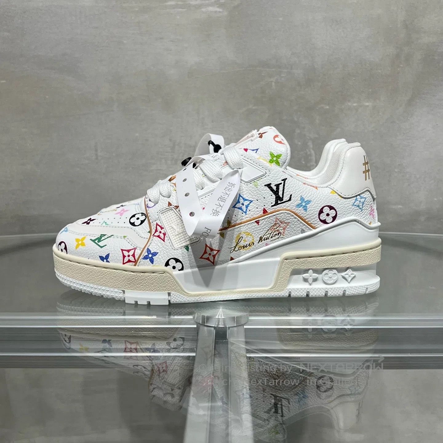Louis Vuitton Louis Vuitton Trainer Takashi Murakami White Sancai Size US 5 / IT 35 - 3 Thumbnail