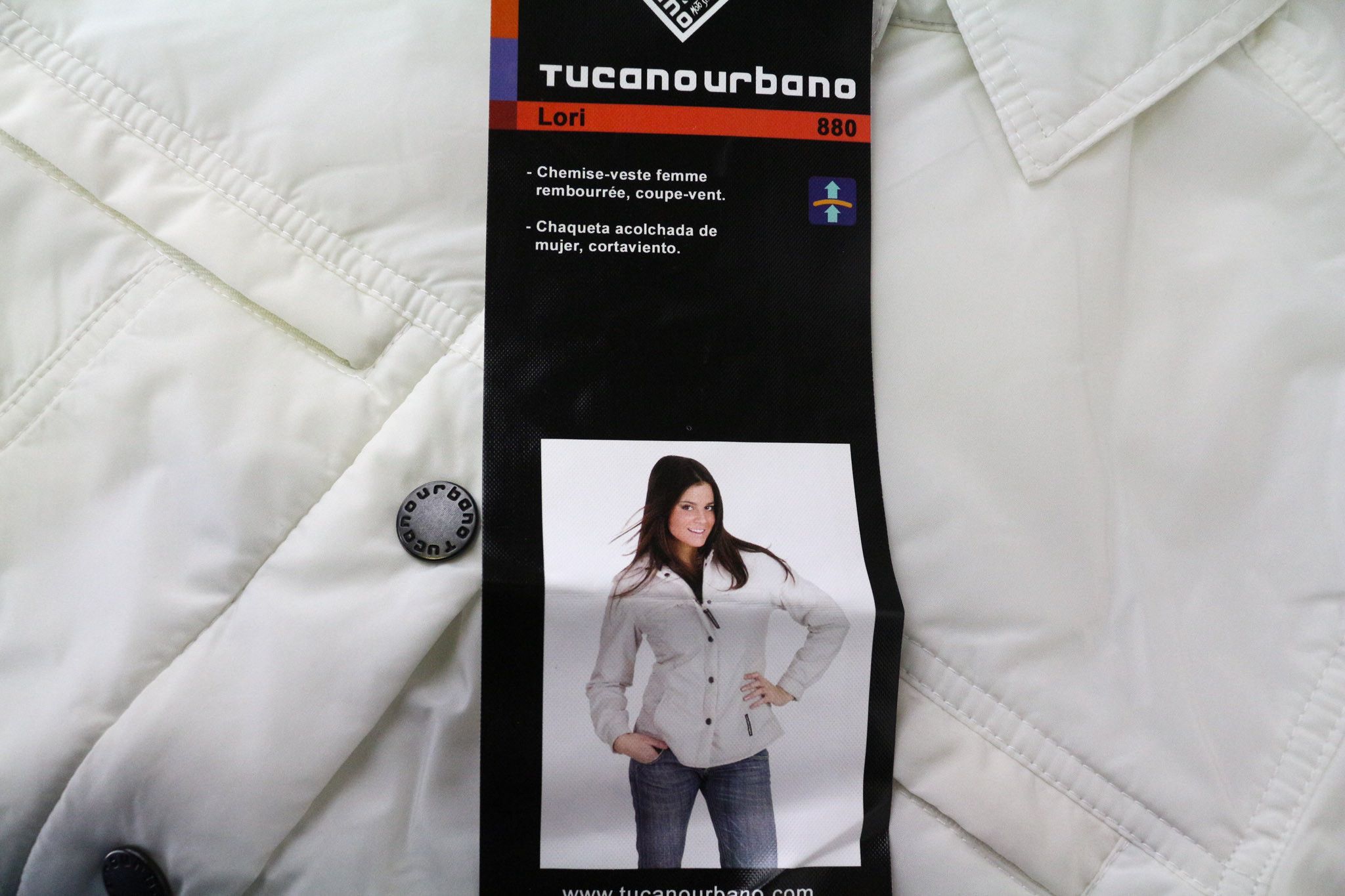 Other LORI 2XS Off-White Windproof Zip Snap Jacket 75853 Size XXS / US 00 / IT 34 - 6 Thumbnail