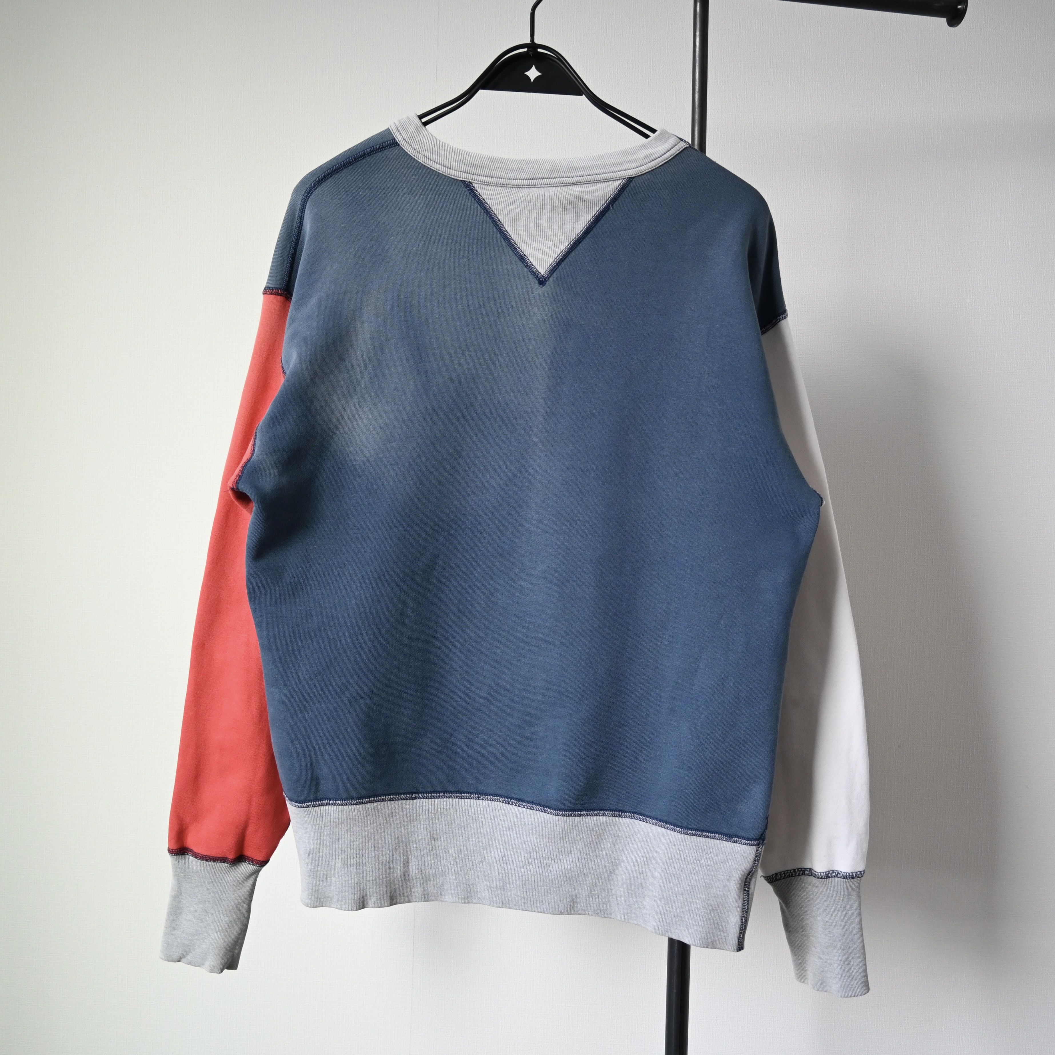 BARNS OUTFITTERS DISTRESSED, BARNS OUTFITTERS multicolor-paneled sweatshirt Size US M / EU 48-50 / 2 - 2 Thumbnail