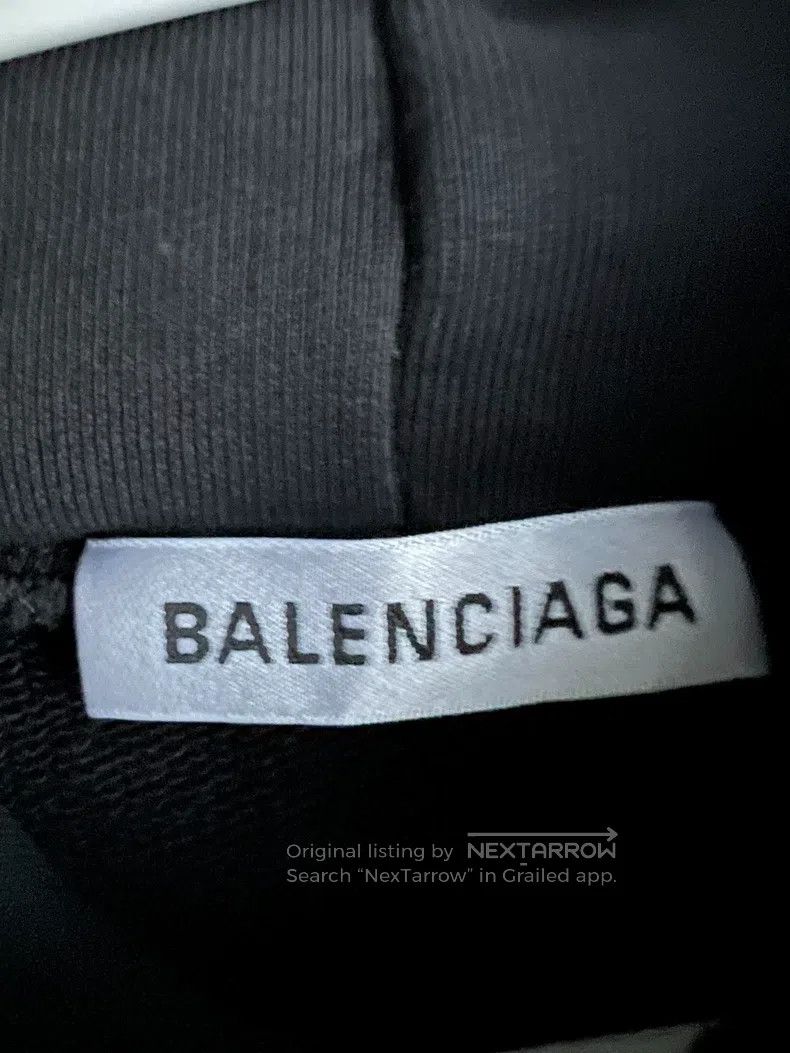 Balenciaga Balenciaga Band Logo Hoodie Size US XXS / EU 40 - 3 Thumbnail