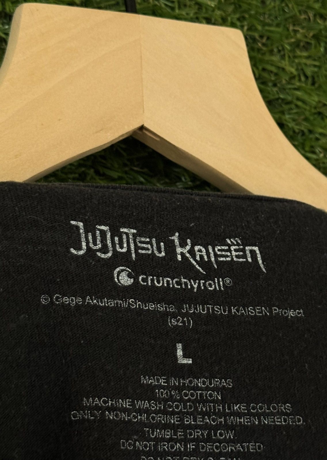 Other Jujutsu Kaisen Black Anime Manga Graphic Tounge Tee Size US L / EU 52-54 / 3 - 3 Thumbnail