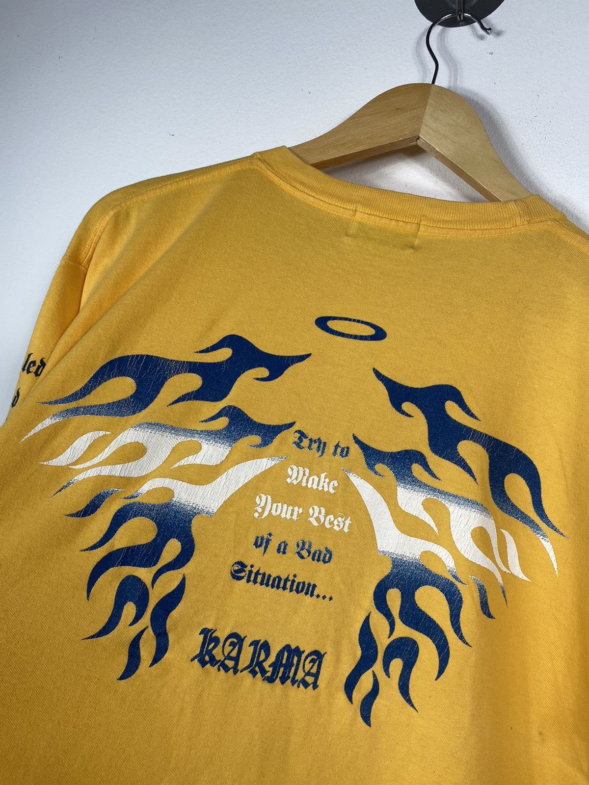 Other Vintage Y2K Karma T-shirt Size US M / EU 48-50 / 2 - 2 Thumbnail