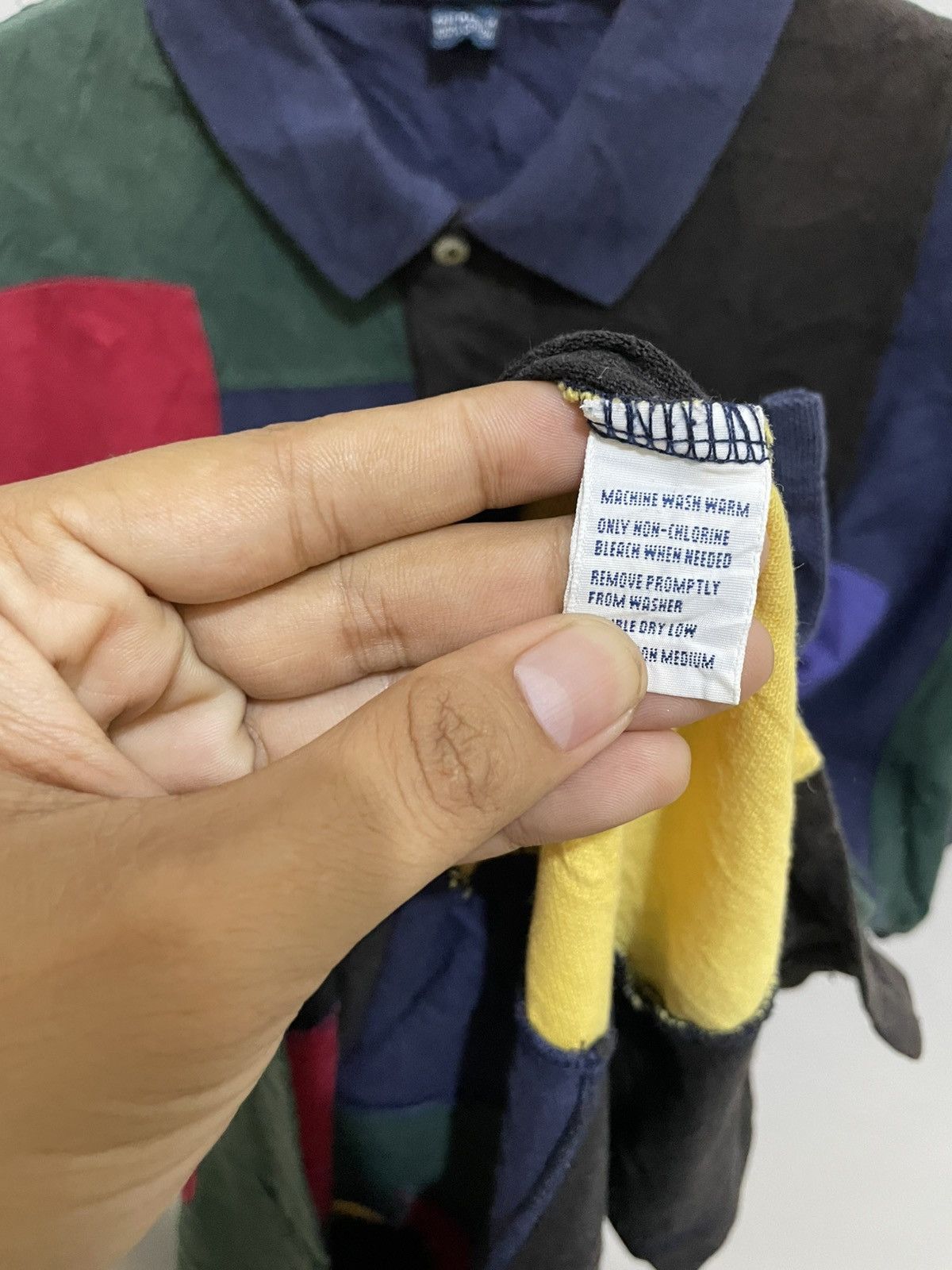Polo Ralph Lauren Polo Ralph Lauren | kaos Vintage Y2k, Patch Work Size US XL / EU 56 / 4 - 4 Thumbnail