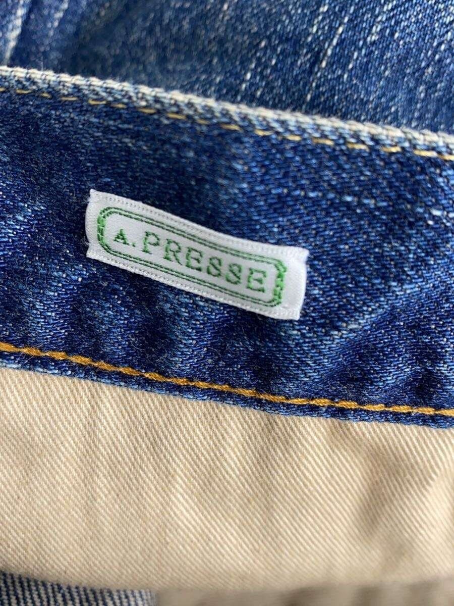 A.PRESSE Cotton Washed Denim Wide Pants 22ss Size US 32 / EU 48 - 4 Thumbnail