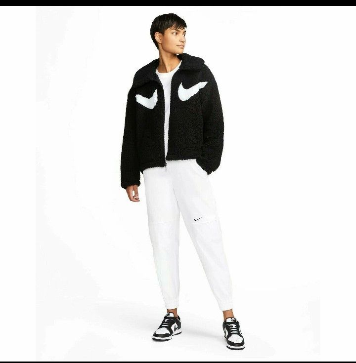 A.P.C. × Nike Nike Big Swoosh Sherpa Fleece Jacket Size US M / EU 48-50 / 2 - 5 Thumbnail