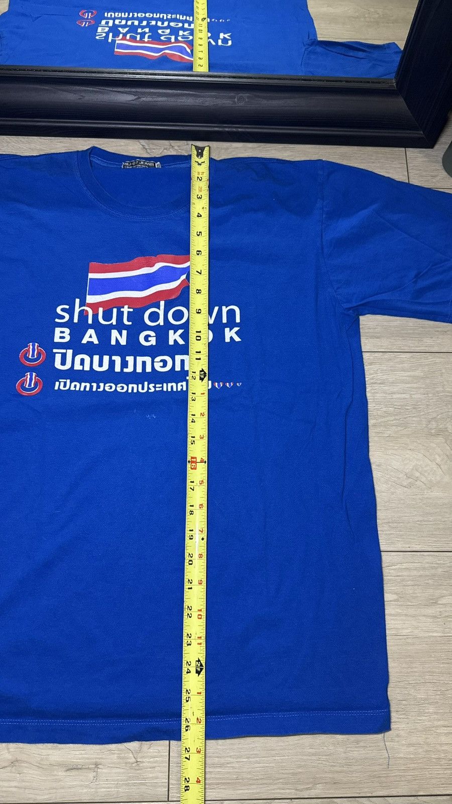 JNCO Vintage 1990s NJ.07 Jeans Shutdown Bangkok Promo Shirt Size US XL / EU 56 / 4 - 4 Thumbnail