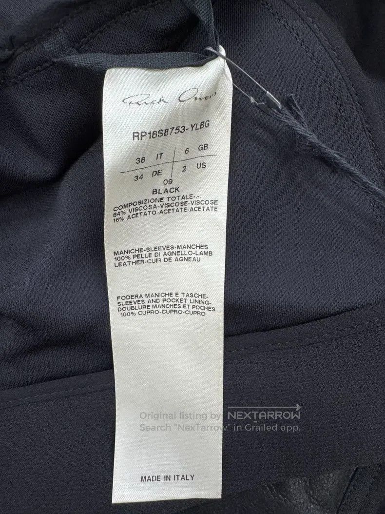 Rick Owens Rick Owens Dark Patchwork Leather jacket Size XS / US 0-2 / IT 36-38 - 6 Thumbnail