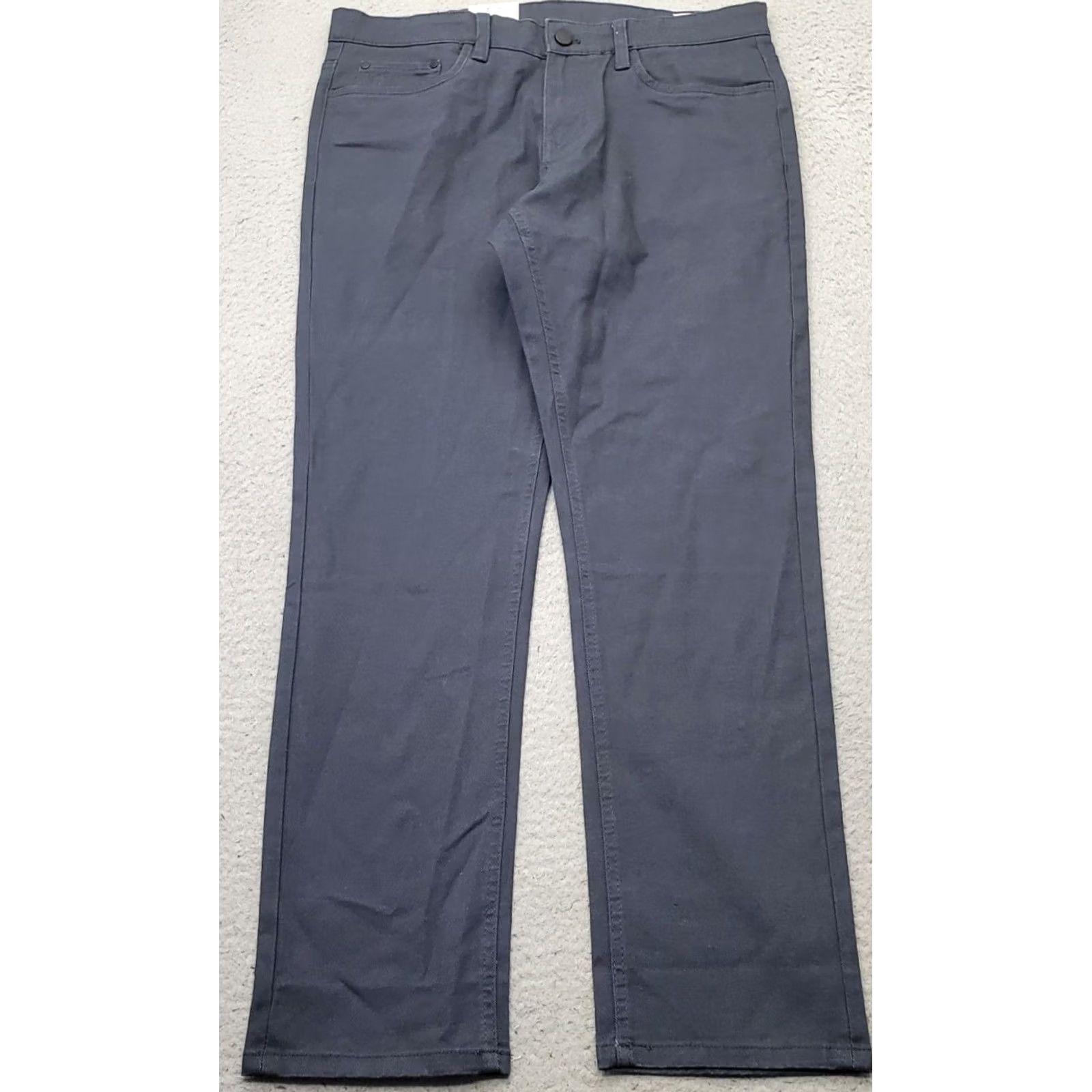 English Laundry English Laundry Pants Mens 32x30 Slim Straight Navy 5 Pocket Chino Stretch Casual Mens Size 32 Blue Size US 32 / EU 48 - 2 Thumbnail