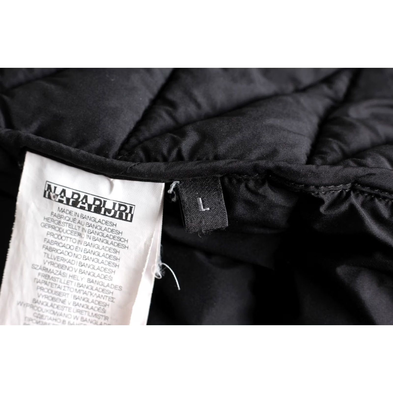 Napapijri Napapijri Jacket Men L Quilted Padded Full Zip Black MJ5558 Size US L / EU 52-54 / 3 - 7 Thumbnail
