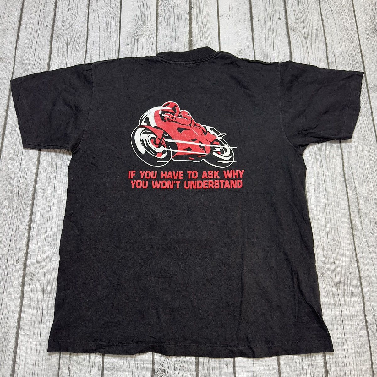 Vintage Vintage Contrarians Motorcycle Club tee Size US L / EU 52-54 / 3 - 2 Thumbnail