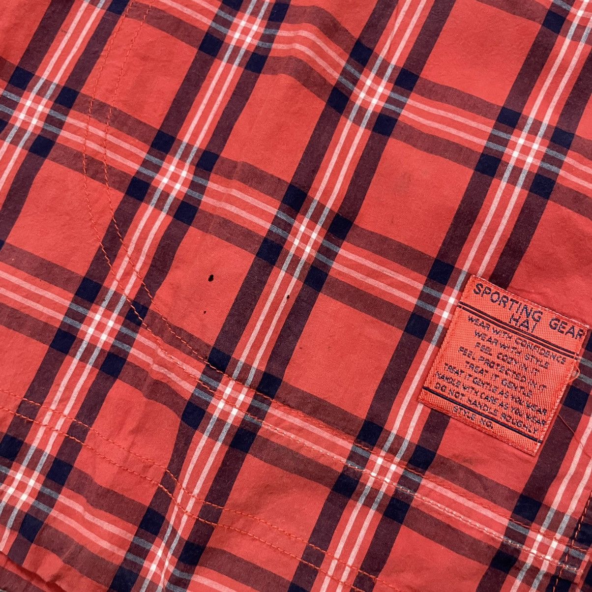 Hai Sporting Gear × Issey Miyake × Japanese Brand HAI sporting gear by issey miyake plaid jacket Size US L / EU 52-54 / 3 - 7 Thumbnail