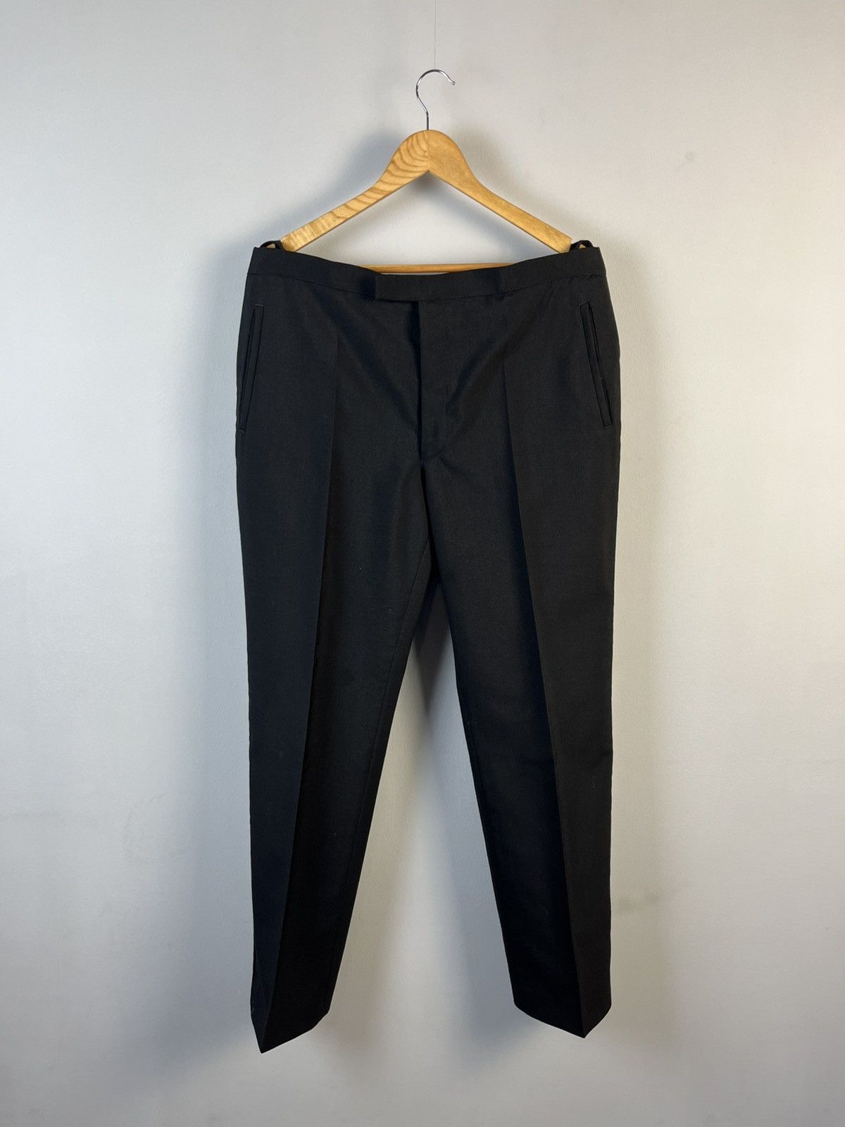 Givenchy GIVENCHY Vintage Wool & Polyester Smoking Suit Yugoslavia Size 44R - 2 Thumbnail