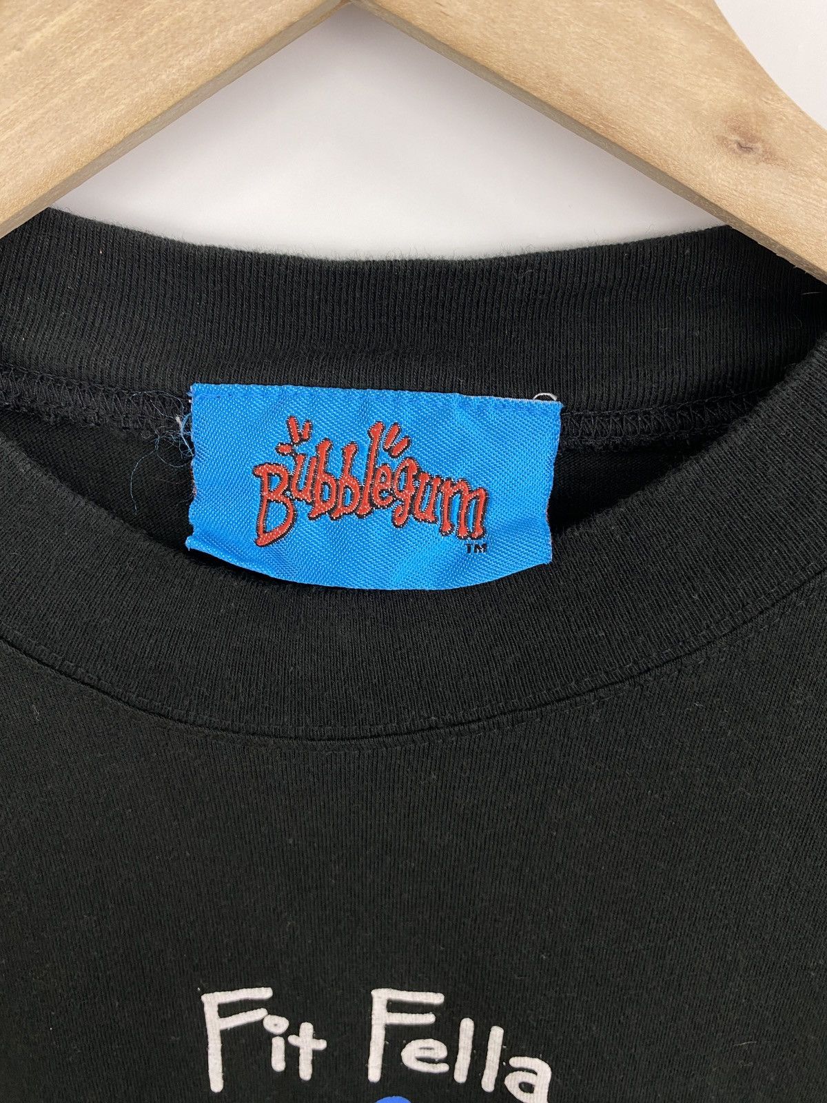 Japanese Brand 🇺🇸 Vintage 90s OG Bubblegum Fit Fella Y2K T-Shirt Rare Size US XL / EU 56 / 4 - 5 Thumbnail