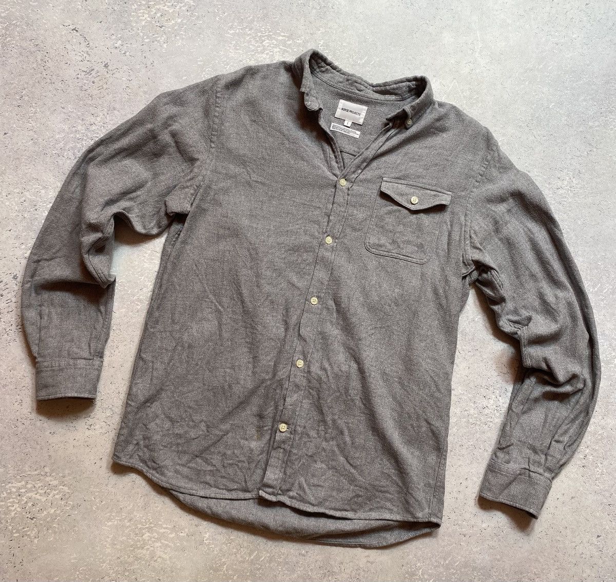 Norse Projects Norse Projects Mens Gray Shirt Size US L / EU 52-54 / 3 - 2 Thumbnail