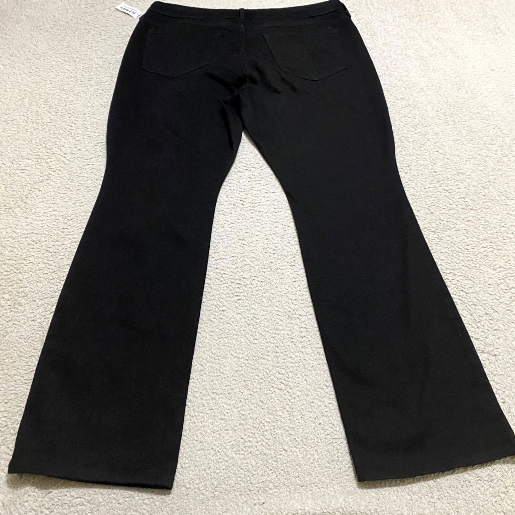Old Navy NWT Old Navy Jeans Black Denim Bootcut High Rise 16 Dark Wash Womens Adult Regular 29in Inseam Pocket 5-Pocket Denim Shirt? Size 38" / US 16 / IT 52 - 2 Thumbnail