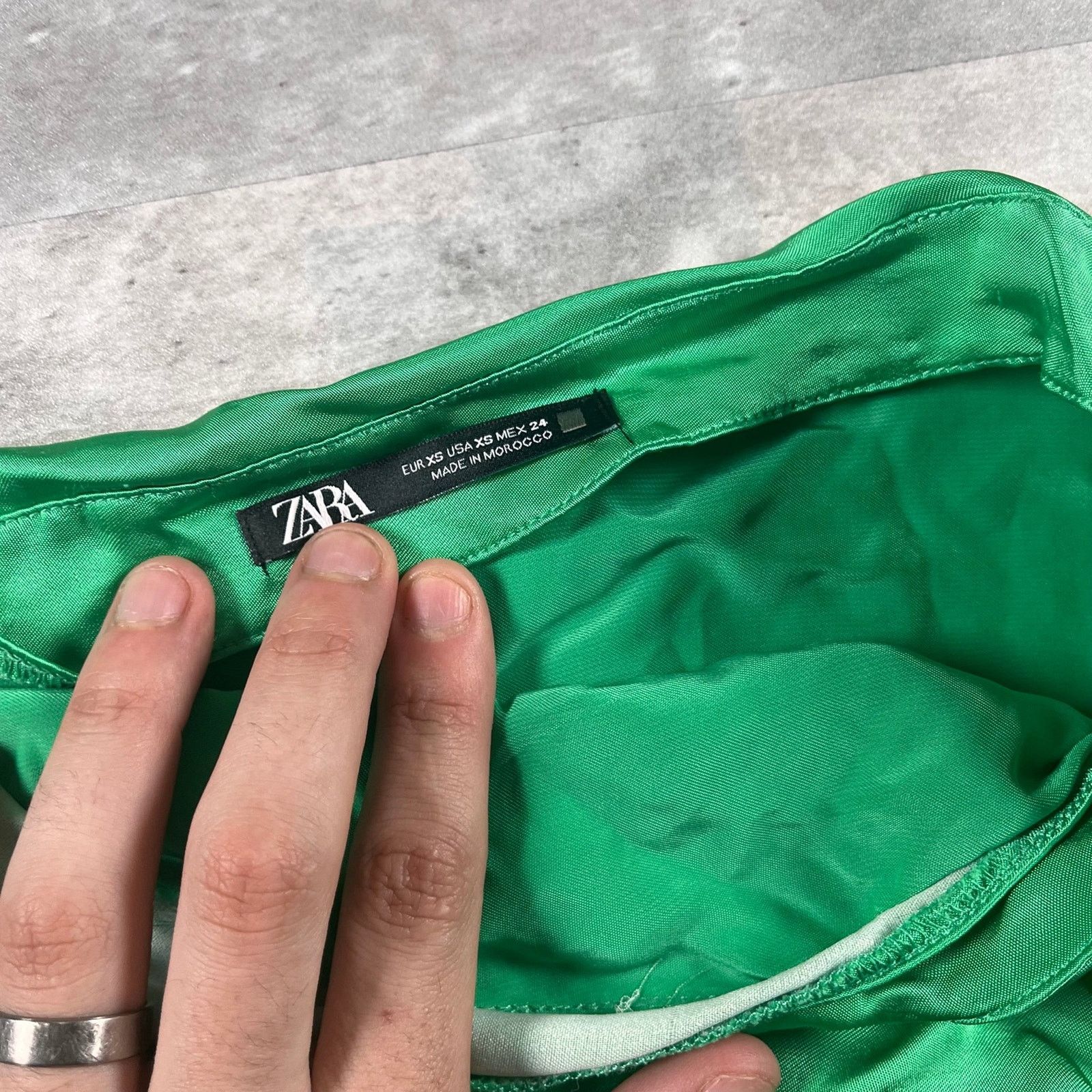 Zara Zara green skirt Size 22" - 2 Thumbnail