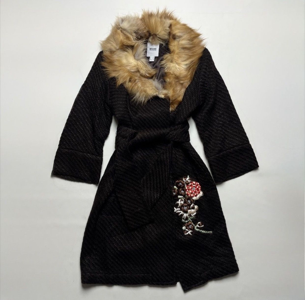 Moschino 90s Heavy Wool Duffle Coat | Grailed