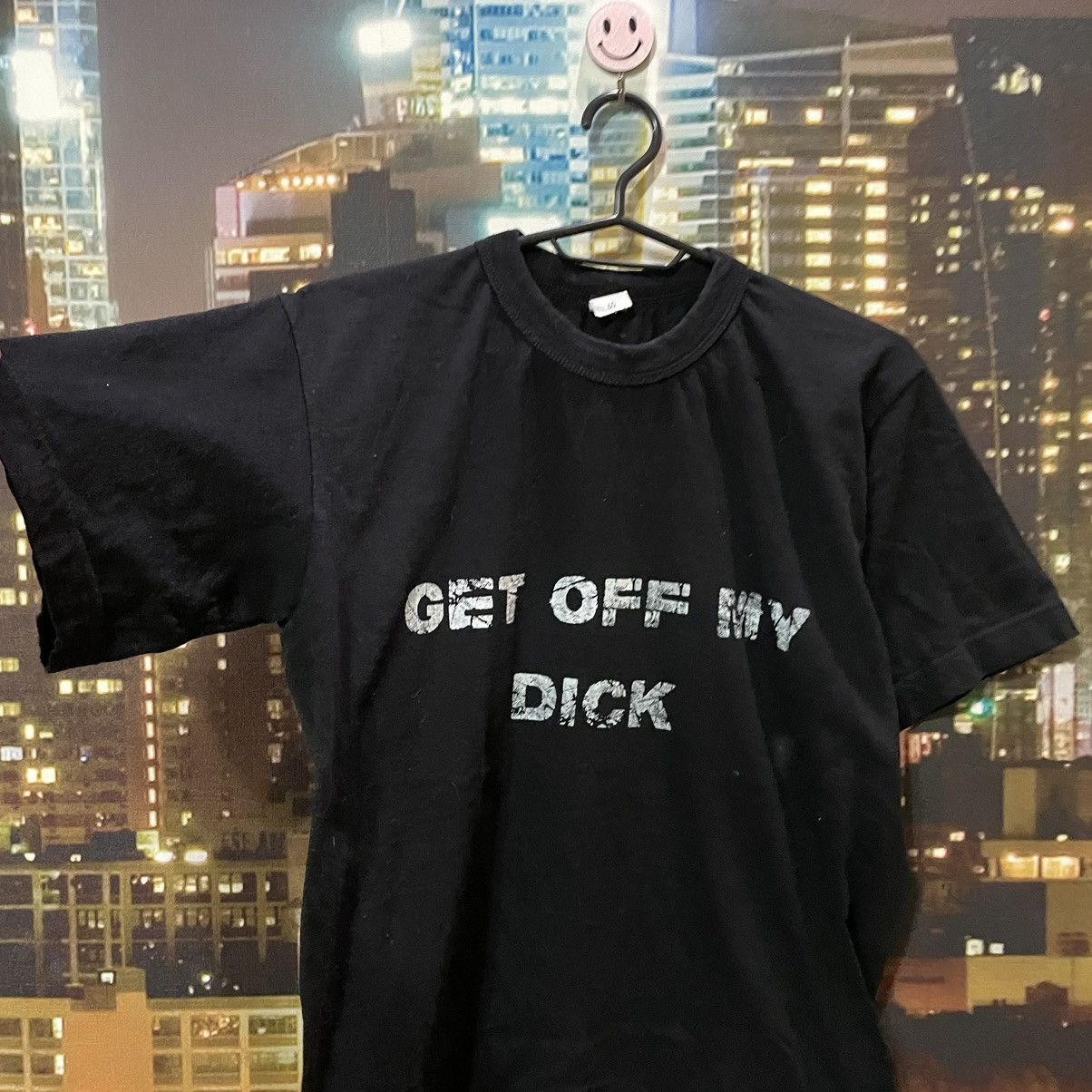 Band Tees OPIUM T SHIRT HUMOR GET OFF MY DICK PENIS SEX PORNSTAR 90s Size US M / EU 48-50 / 2 - 4 Thumbnail
