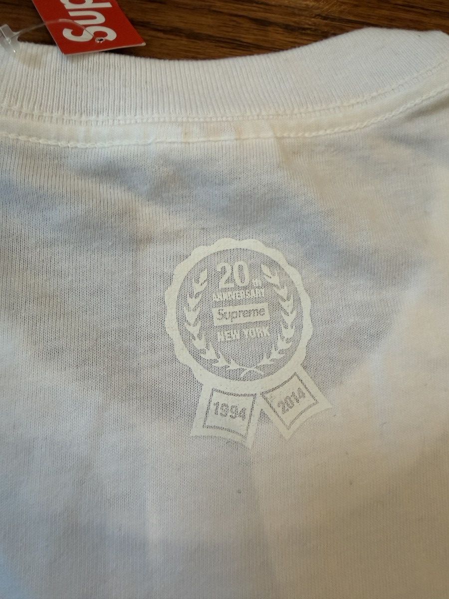 Supreme Supreme 20th anniversary OG white red box logo with tags Size US L / EU 52-54 / 3 - 7 Thumbnail