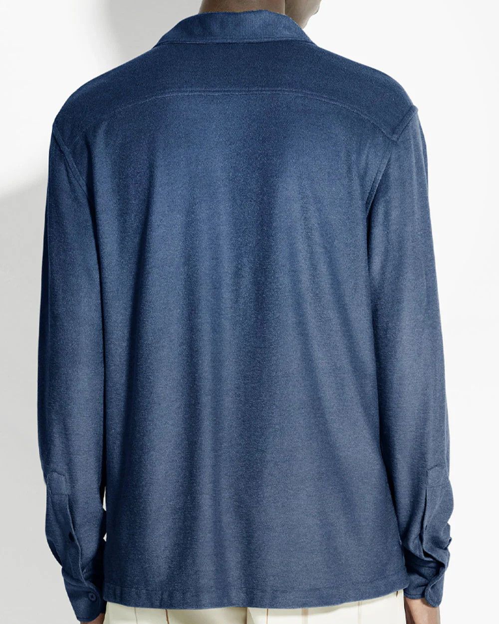 Ermenegildo Zegna o1s1rm0325 RUDX47A7 Shirt in Navy Blue Size US S / EU 44-46 / 1 - 2 Thumbnail