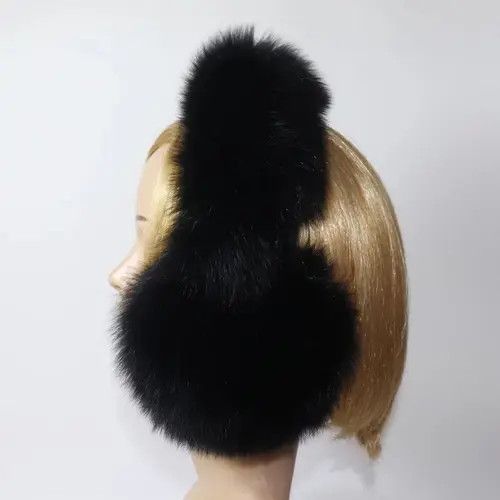 Japanese Brand Genuine Fur Earmuffs For Winter Size ONE SIZE - 2 Thumbnail
