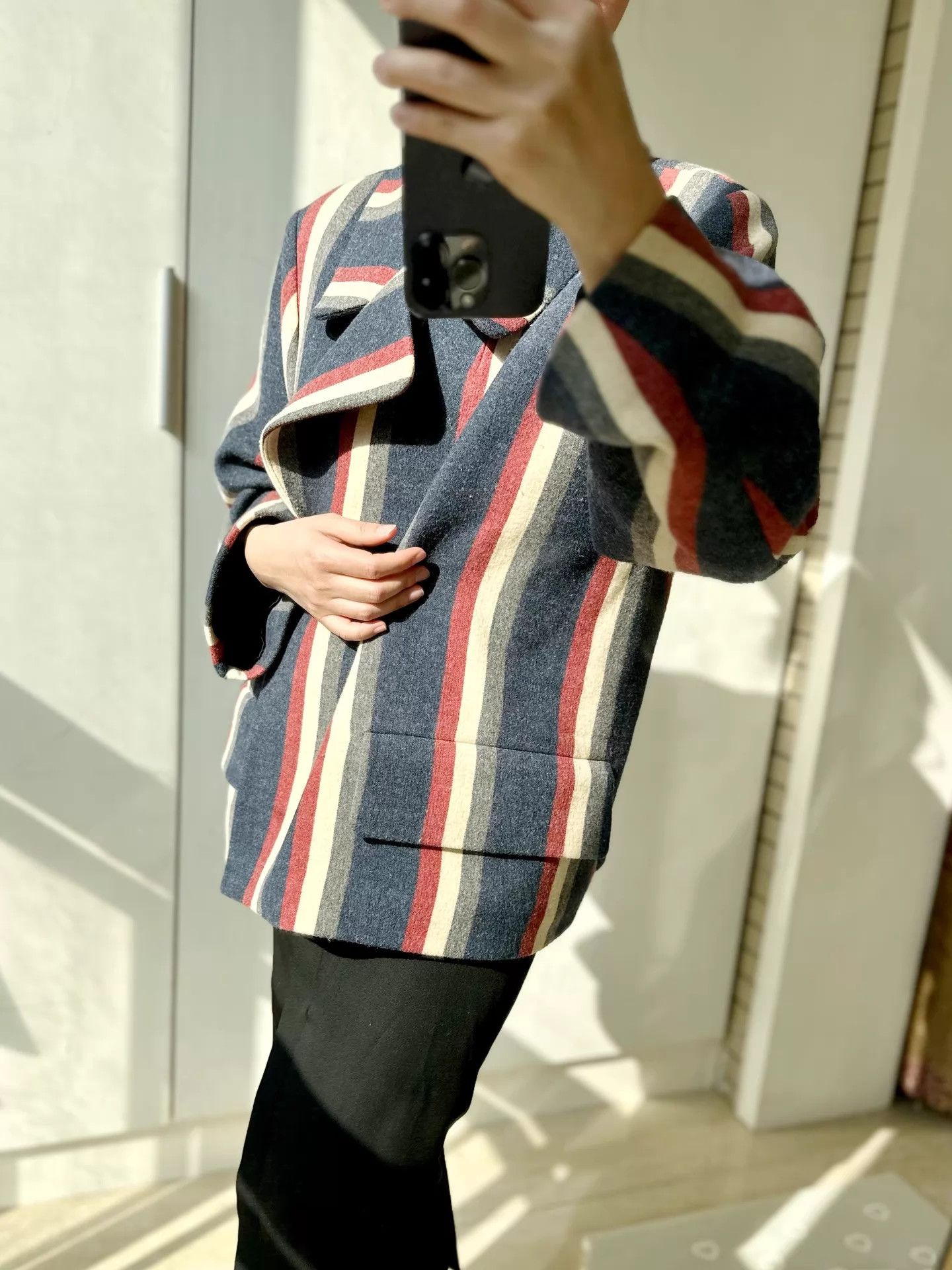 Dries Van Noten DVN Buttonless Oversized Wool Blend Jacket S Size S / US 4 / IT 40 - 9 Thumbnail