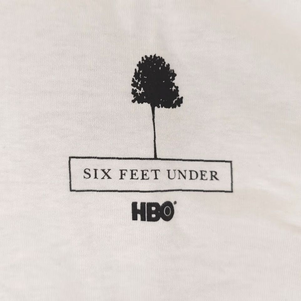 Hanes VINTAGE Hanes Six Feet Under T Shirt Mens XL White HBO TV Series Promo Shirt Mens XL White promo Six Feet Under TV Series Hanes Size US XL / EU 56 / 4 - 3 Thumbnail
