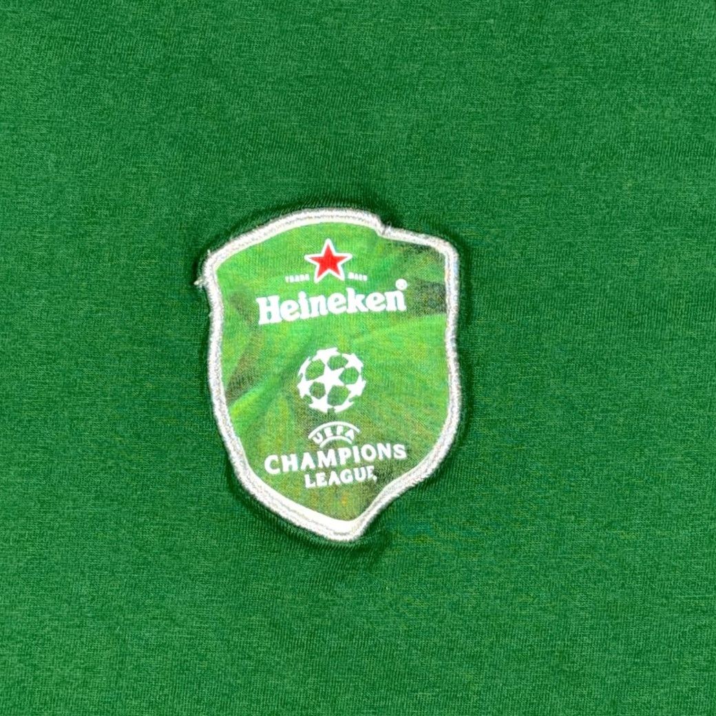 Champion VINTAGE Heineken Soccer Shirt Men Large Green White UEFA Champions League Jersey 20 Size US L / EU 52-54 / 3 - 3 Thumbnail