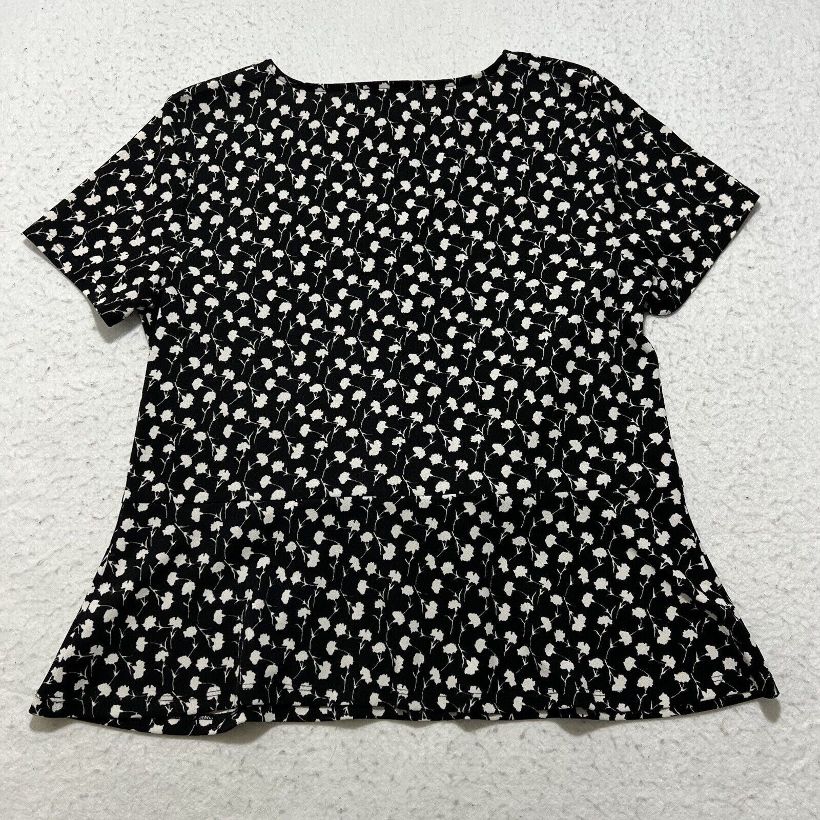 Other Talbots Large Lightweight Stretch Tie Front Floral Top Size L / US 10 / IT 46 - 9 Thumbnail