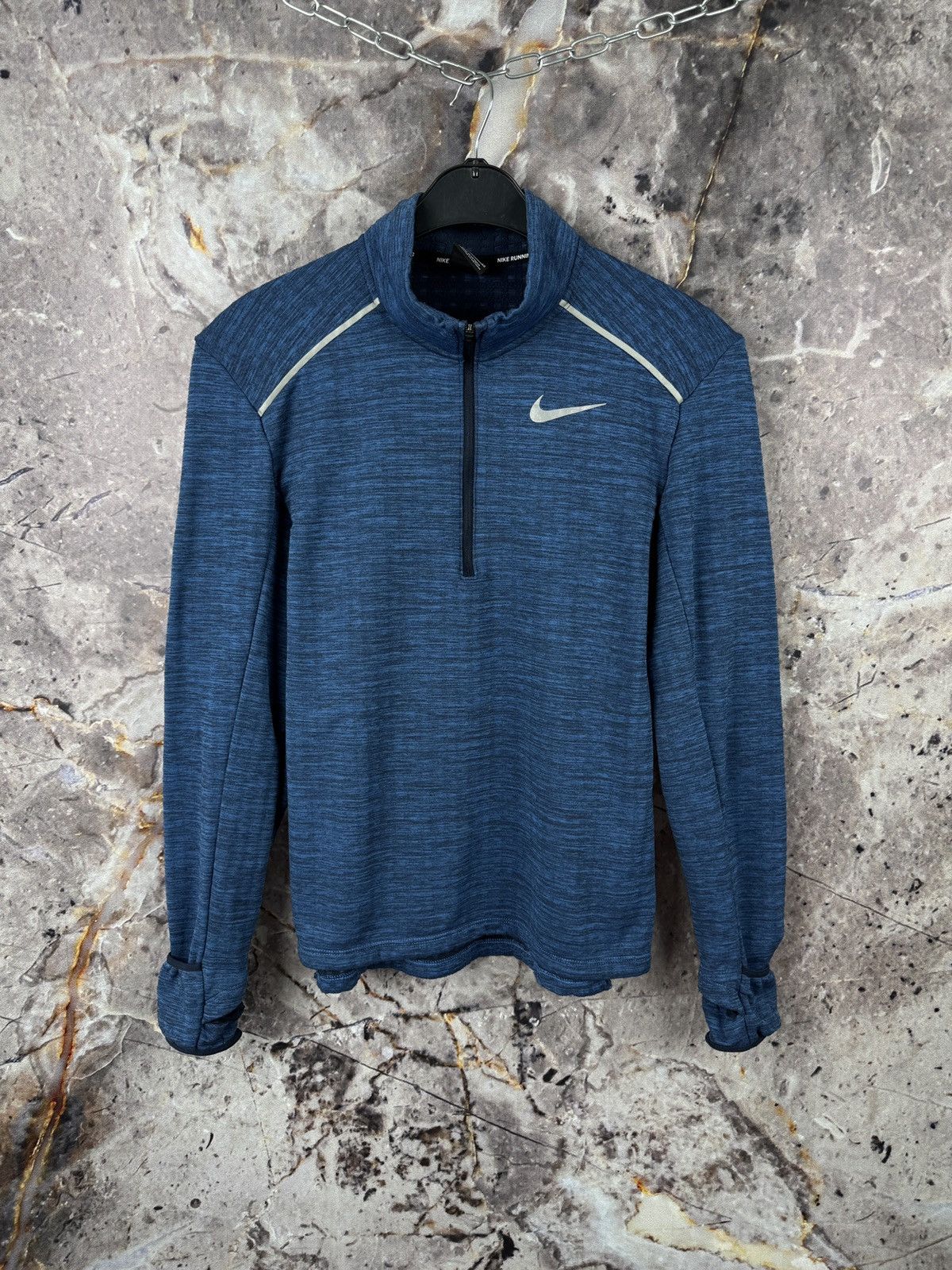 Nike Men’s Nike Training 1/4 Zip Pullover Blue Sweatshirt Size S Size US S / EU 44-46 / 1 - 1 Thumbnail