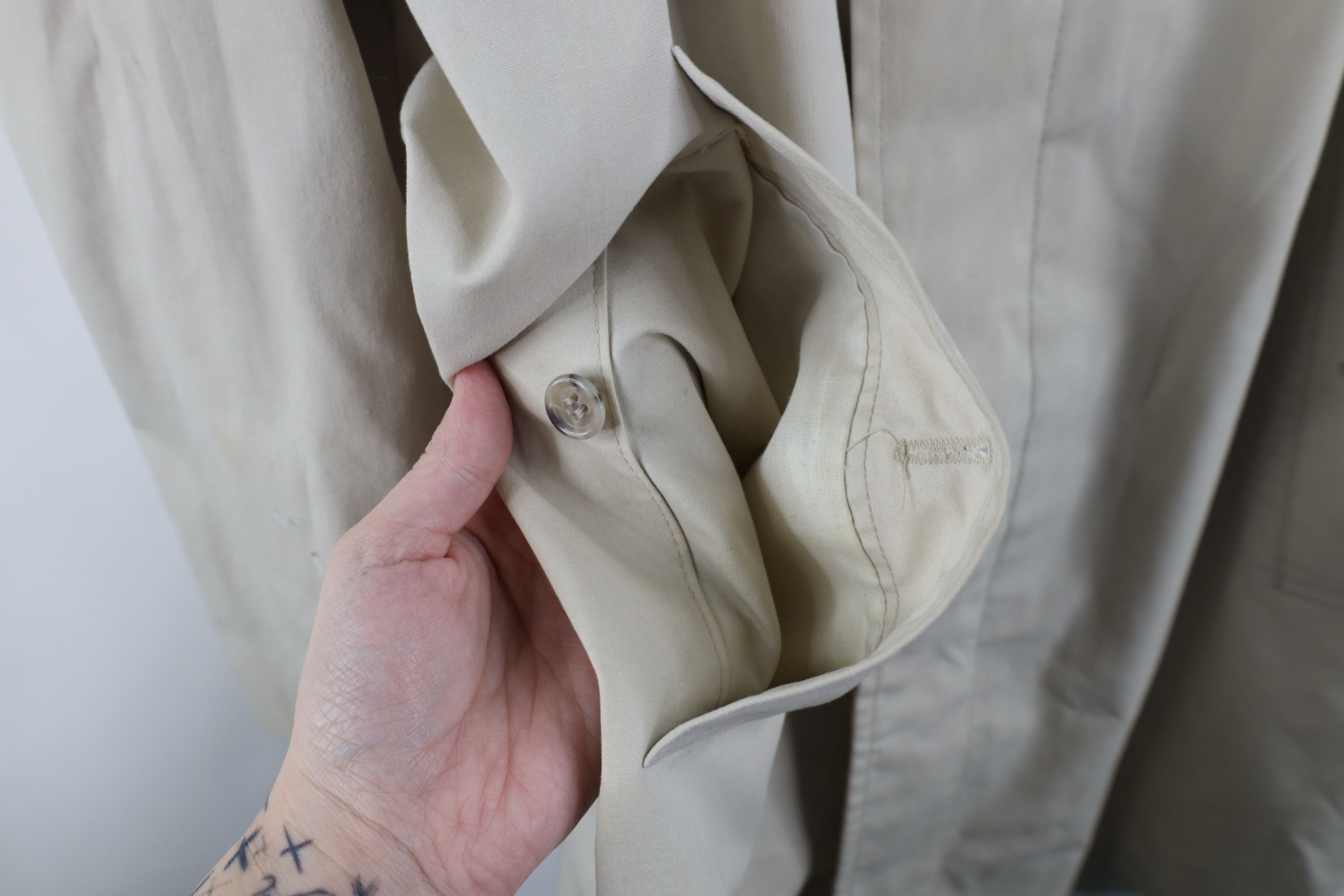 Vintage Vintage 70s Streetwear Style Trench Coat Rain Jacket Size US XL / EU 56 / 4 - 9 Thumbnail
