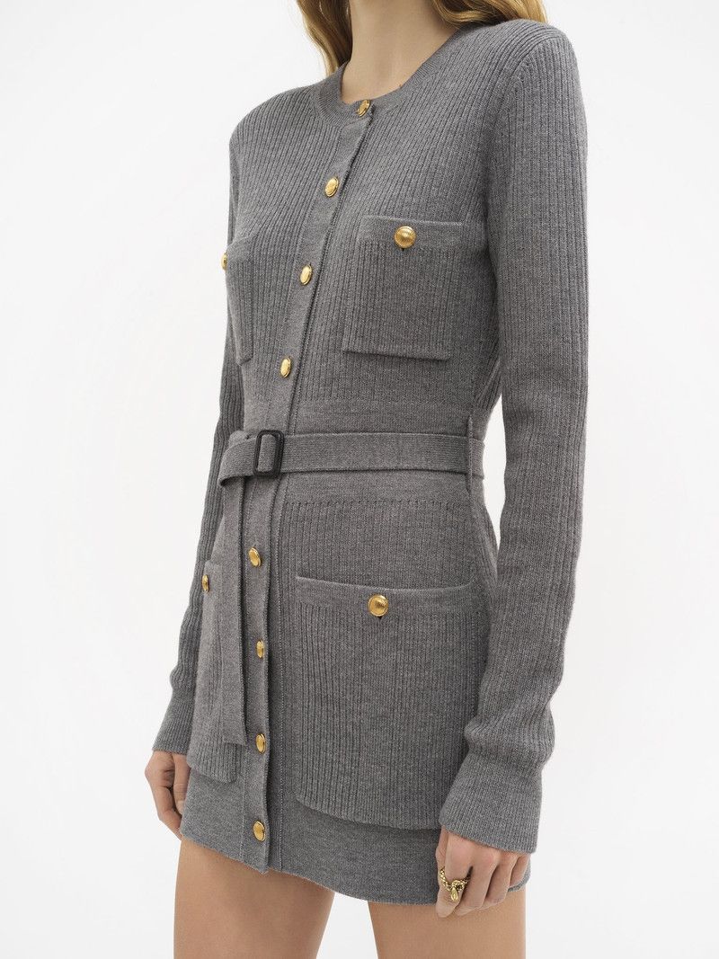 Chloe o1loc1c11125 Cardigan in Urban Grey Size S / US 4 / IT 40 - 7 Thumbnail