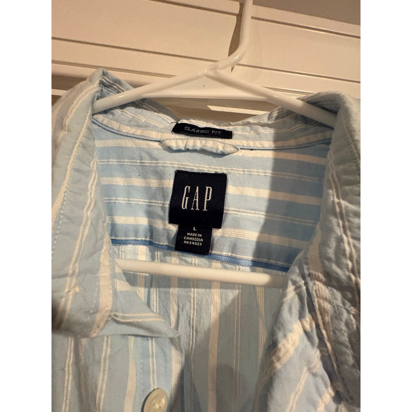 Gap GAP Men’s Long Sleeve Button-Down Shirt Size Large Size US L / EU 52-54 / 3 - 4 Thumbnail