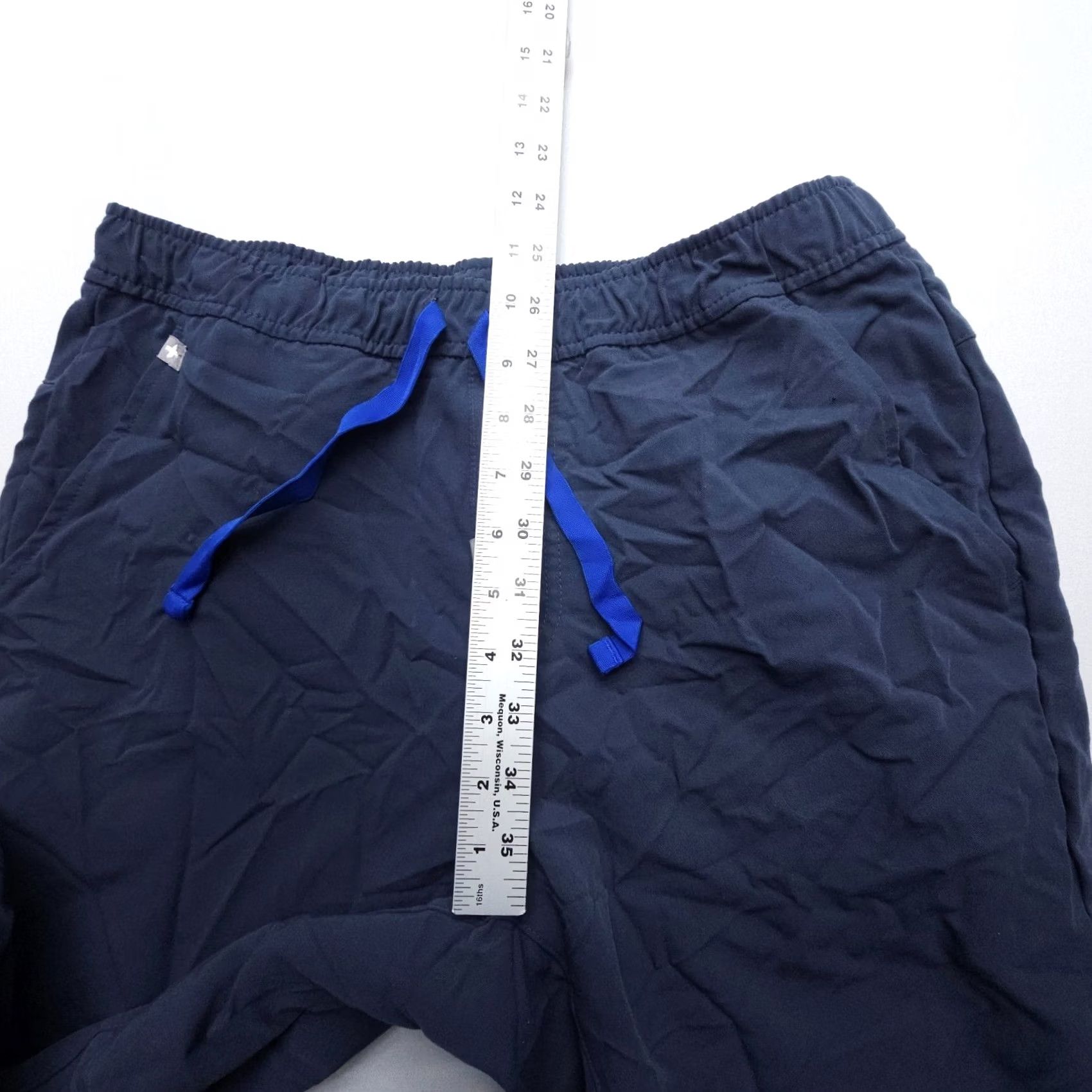 Vintage FIGS Jogger Scrub Pants Mens Medium Blue Pull On Doctor Medical Tansen Size US 31 - 6 Thumbnail